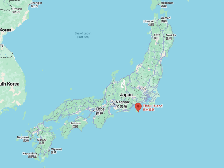 Izu peninsula japan map